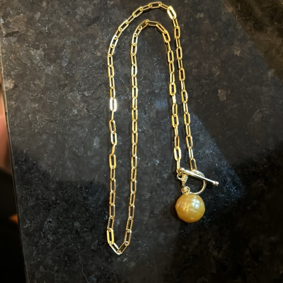 South sea dragon scale pearl necklace - Picture 3 of 3